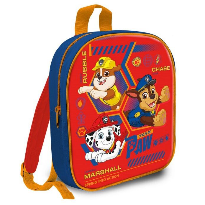Sac à dos maternelle La Pat' Patrouille rouge pour enfants – 29 cm