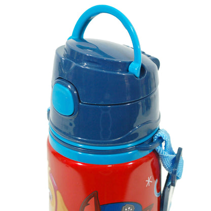 Paw Patrol Aluminum Drinking Bottle with Straw for Kids – 600 ml