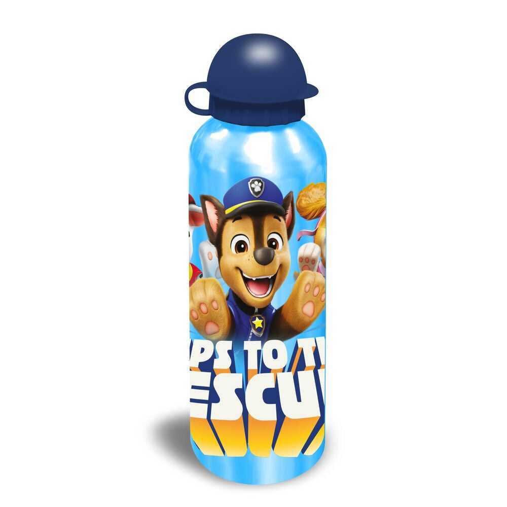 Paw Patrol Duty Calls Aluminium Drinking Bottle with Spout Lid for Children – 500 ml