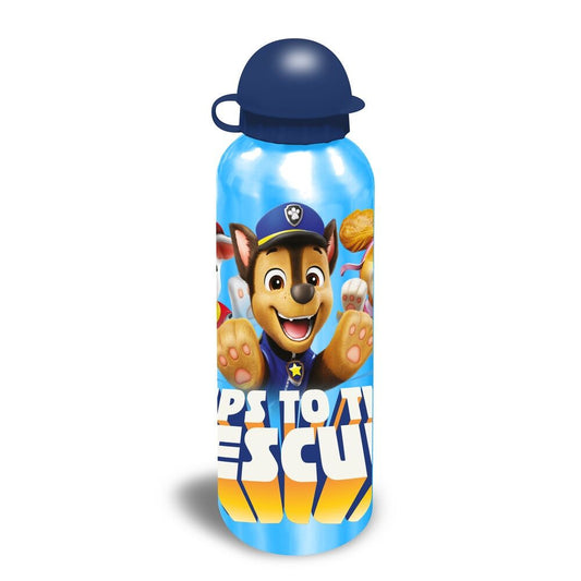 Gourde en aluminium Pat' Patrouille avec bouchon sport pour enfant – 500 ml