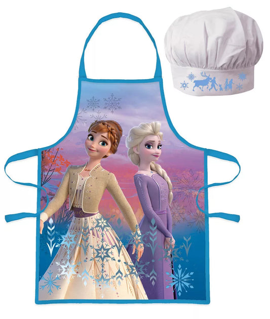 Disney Frozen Wind Kinder-Kochschürze & Kochmütze