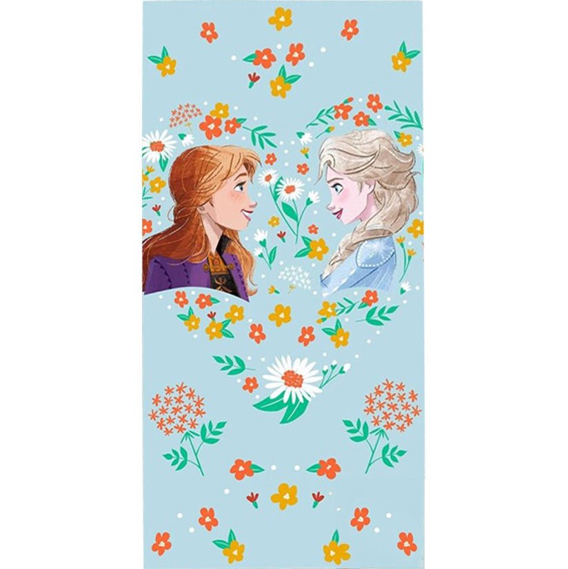 Disney Eiskönigin Flower Badetuch für Kinder aus Baumwolle – 70 × 140 cm