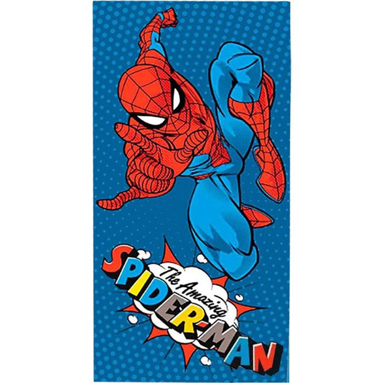 Spiderman Amazing Badetuch für Kinder aus Baumwolle – 70 × 140 cm