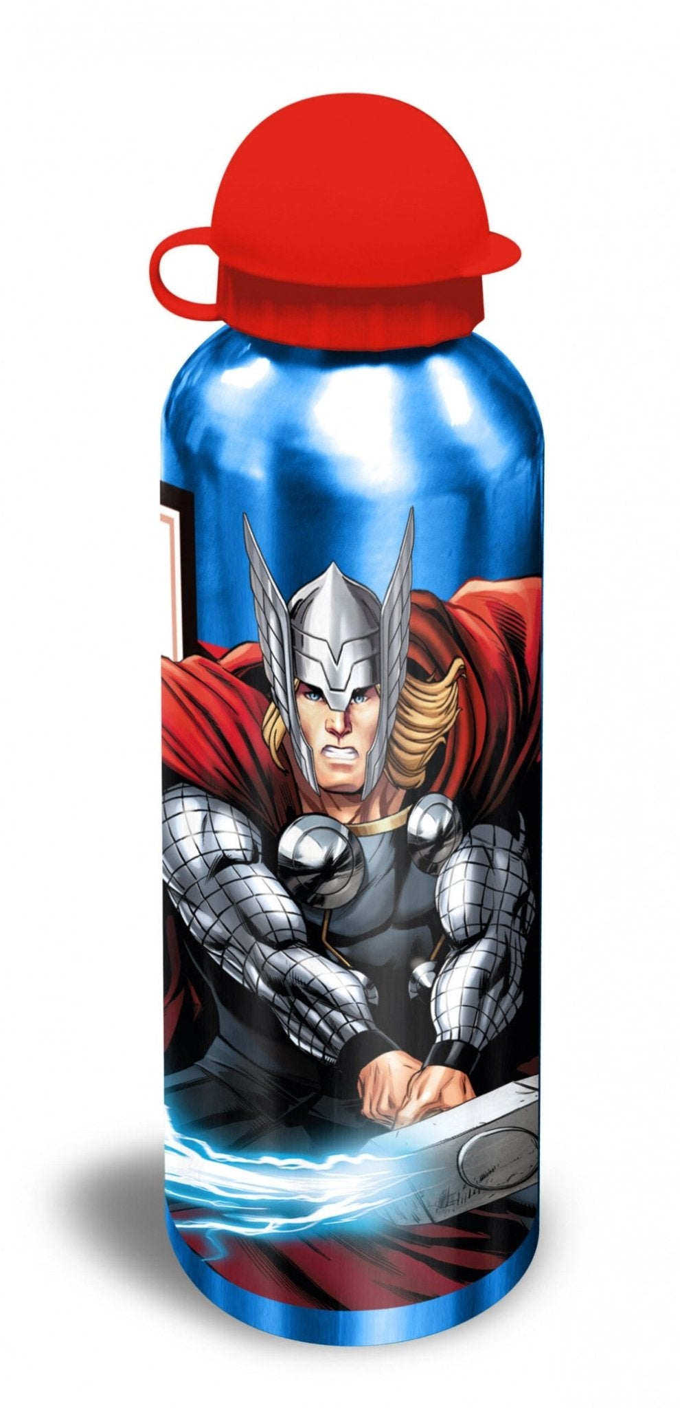 Avengers Team Spirit Aluminium-Trinkflasche mit Trinkverschluss für Kinder – 500 ml