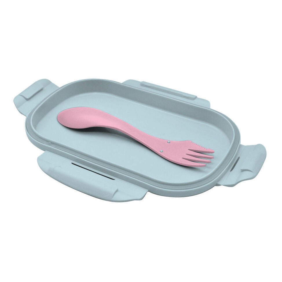Disney Eiskönigin Together Forever Brotbüchse + Set Brotdose mit Besteck für Kinder – 21 × 14 × 6 cm, BPA-frei