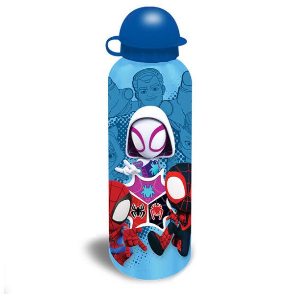 Spiderman Tiny Hero Aluminium-Trinkflasche mit Trinkverschluss für Kinder – 500 ml