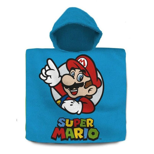 Super Mario Victory Badeponcho für Kinder aus Baumwolle – 60 × 120 cm