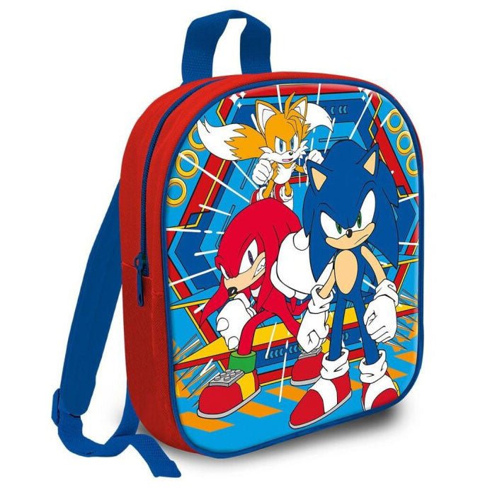 Sonic the Hedgehog Action Kindergartenrucksack für Kinder – 29 x 22 x 10 cm