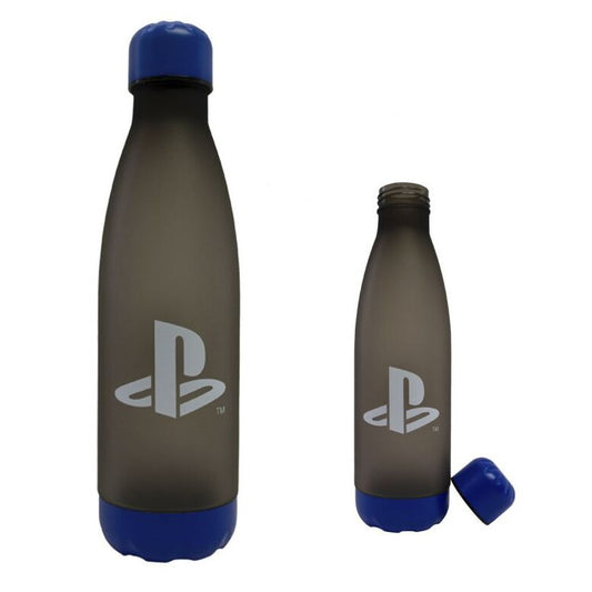 Bouteille d'eau de sport PlayStation en plastique avec bouchon à vis pour enfants – 650 ml, sans BPA
