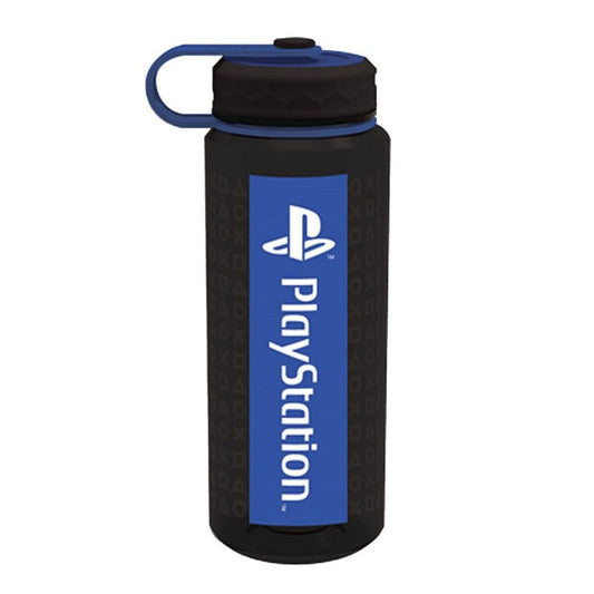 Gourde de sport en plastique PlayStation avec bouchon à vis pour enfants – 1064 ml, sans BPA