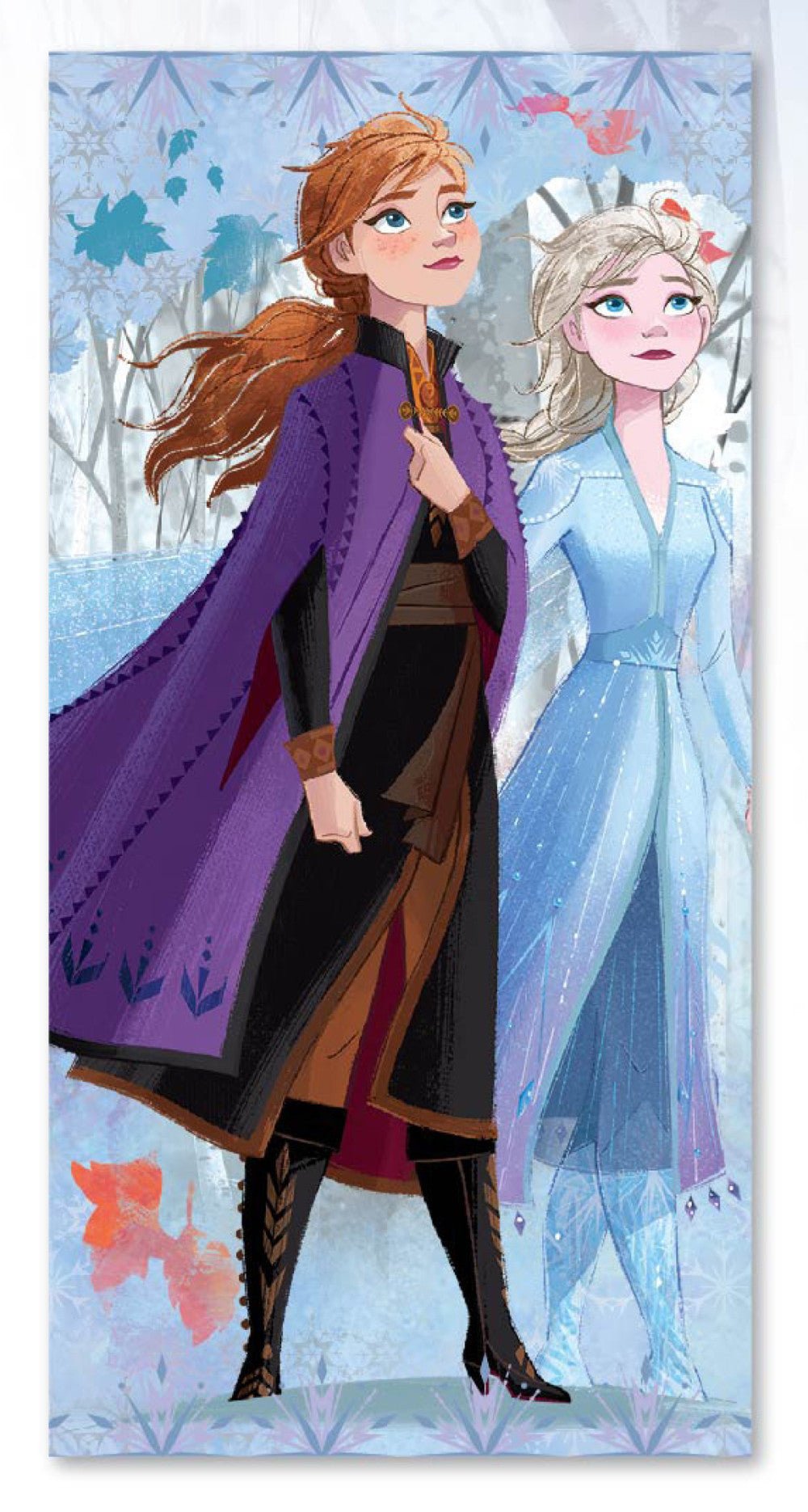 Disney Eiskönigin Sisters , ( ) Badetuch für Kinder aus Polyester – 70 × 137 cm