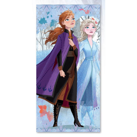 Disney Eiskönigin Sisters , ( ) Badetuch für Kinder aus Polyester – 70 × 137 cm