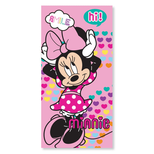 Disney Minnie Hearts, Kids' Polyester Beach Towel – 70 × 137 cm