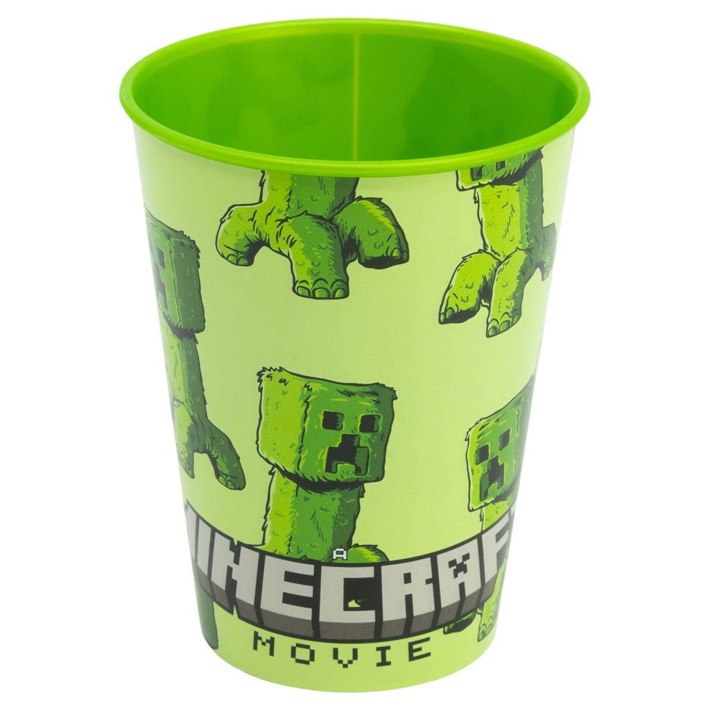 Minecraft The Movie Kunststoffbecher für Kinder – 260 ml, BPA-frei