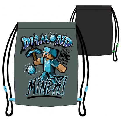 Sac de sport Minecraft pour enfants – 32 x 37 cm