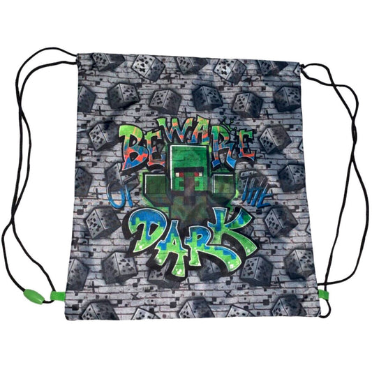 Sac de sport Minecraft pour enfants – 32 x 37 cm