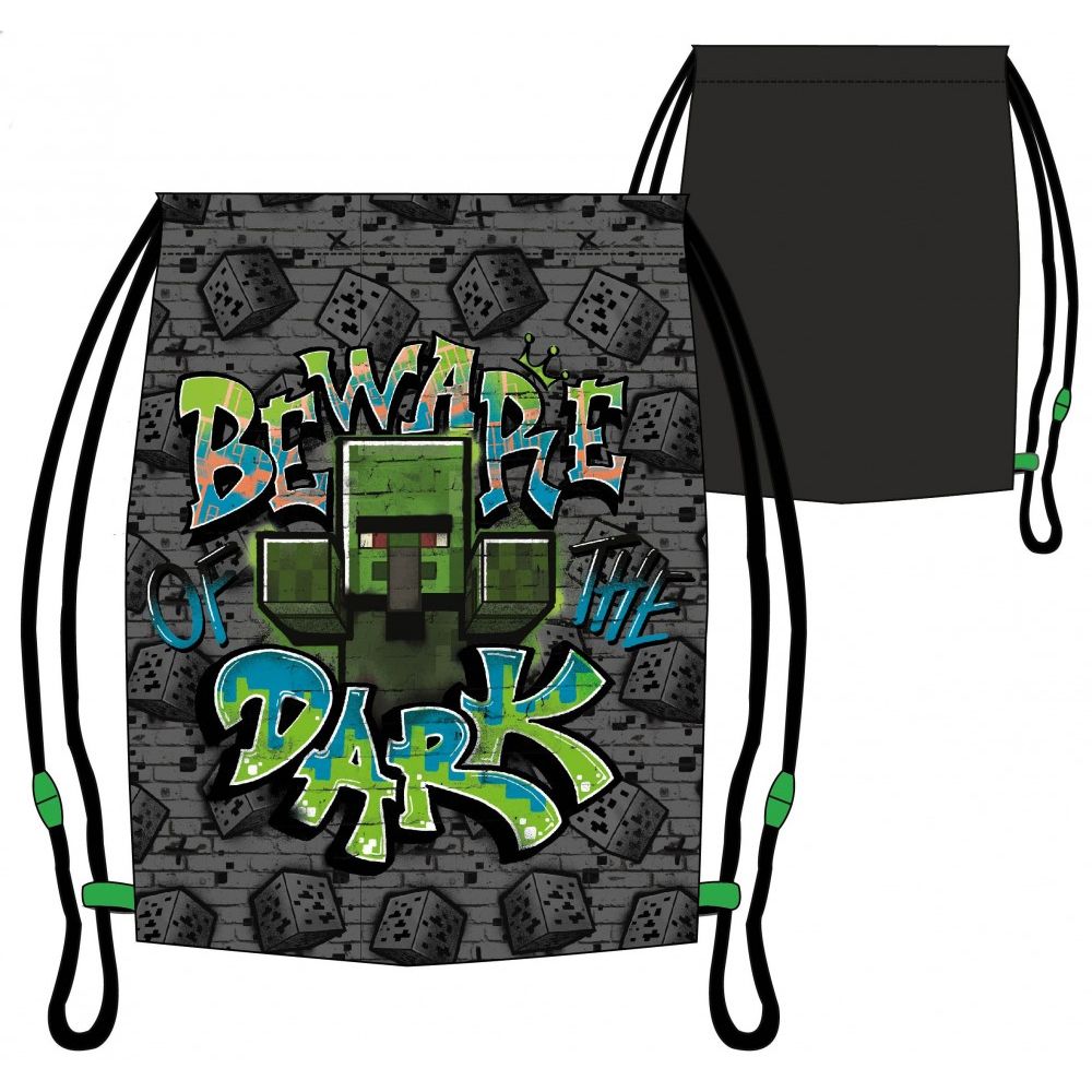 Sac de sport Minecraft pour enfants – 32 x 37 cm