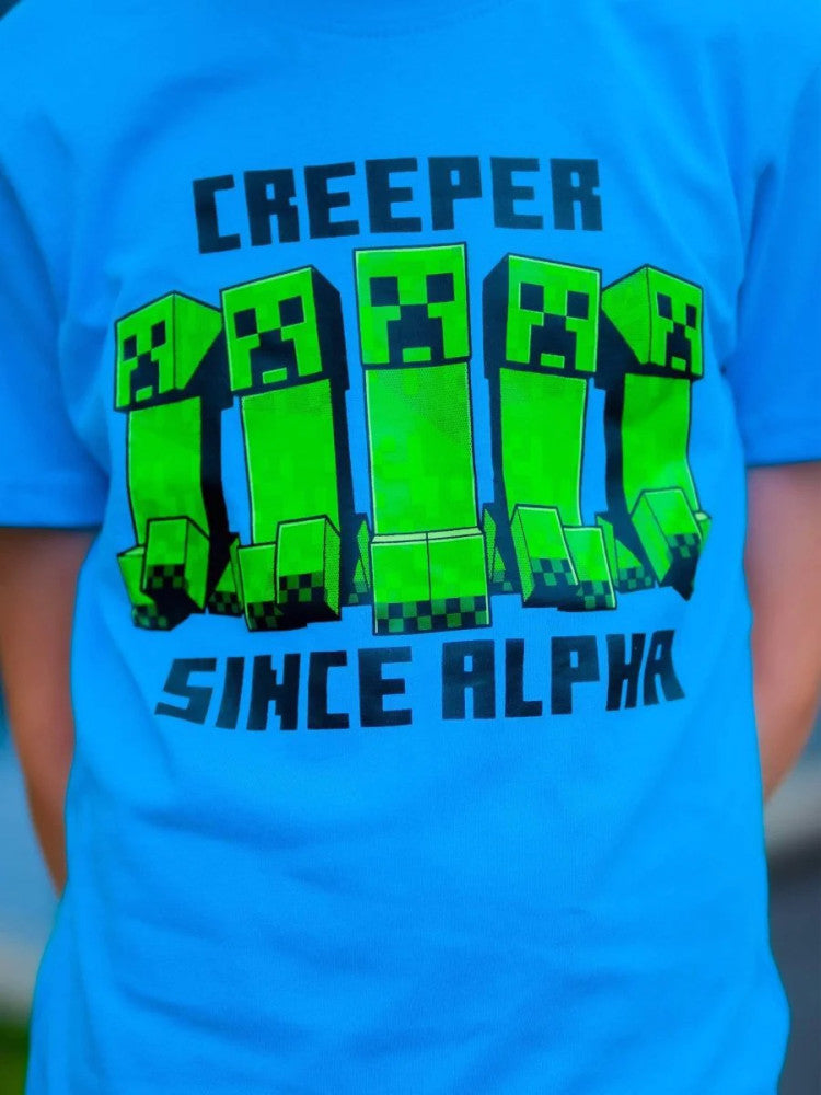 Minecraft kurzer Kinderpyjama 6-12 Jahre
