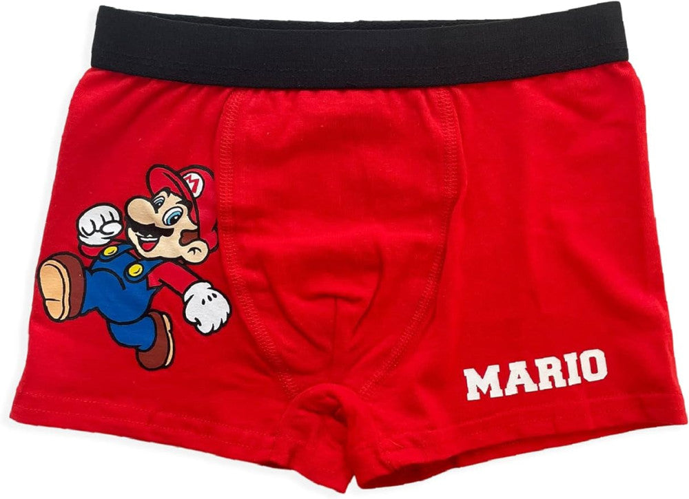 Super Mario Kinder Boxershorts 2 Stück/Packung 5-12 Jahre