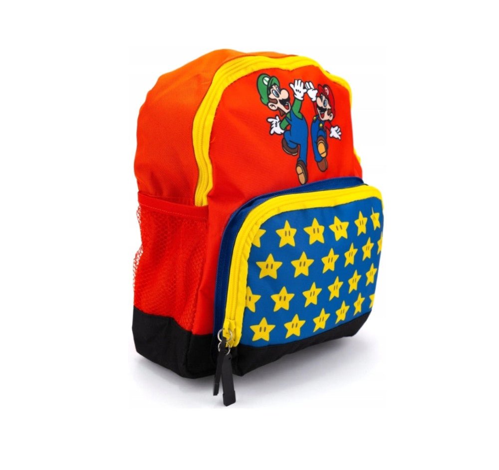 Super Mario Kindergartenrucksack für Kinder – 28 x 23 x 10 cm