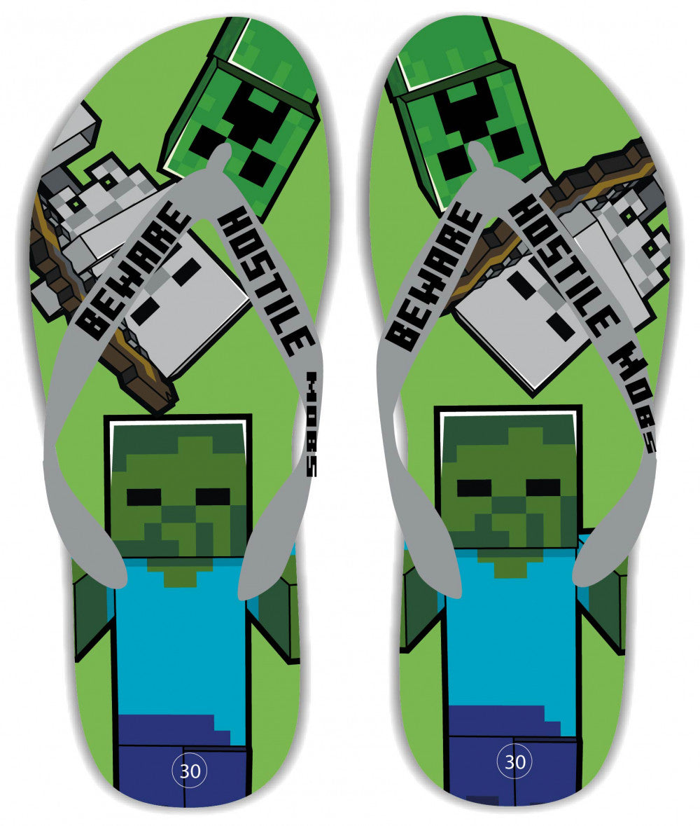 Minecraft Kinder Flip-Flops, 29-38