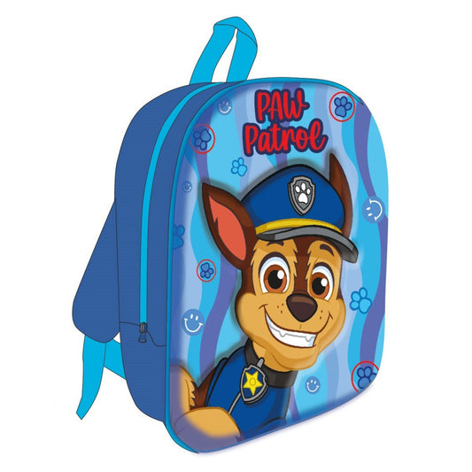 Sac à dos maternelle Pat' Patrouille Chase pour enfants – 30 x 26 x 10 cm