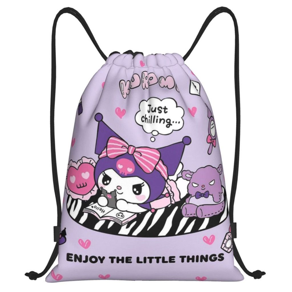 Hello Kitty Kuromi Turnbeutel für Kinder – 40 x 35 cm
