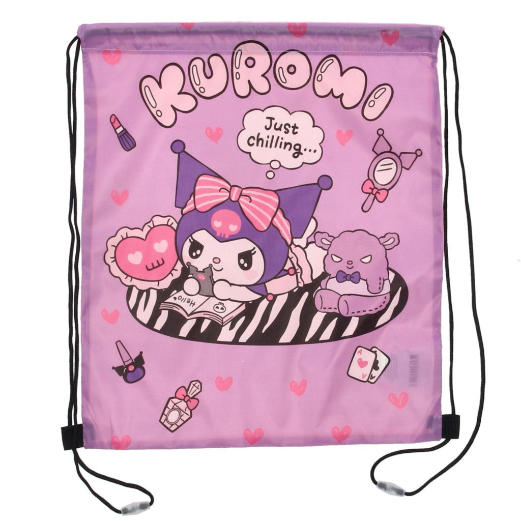 Hello Kitty Kuromi Turnbeutel für Kinder – 40 x 35 cm