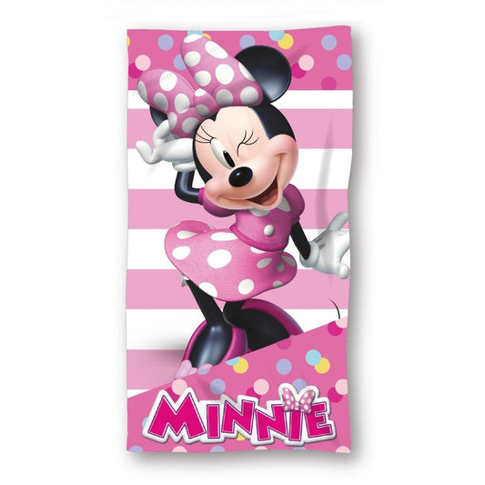 Disney Minnie Chic Style, (Quick Dry) Polyester Kids' Bath Towel – 70 × 140 cm