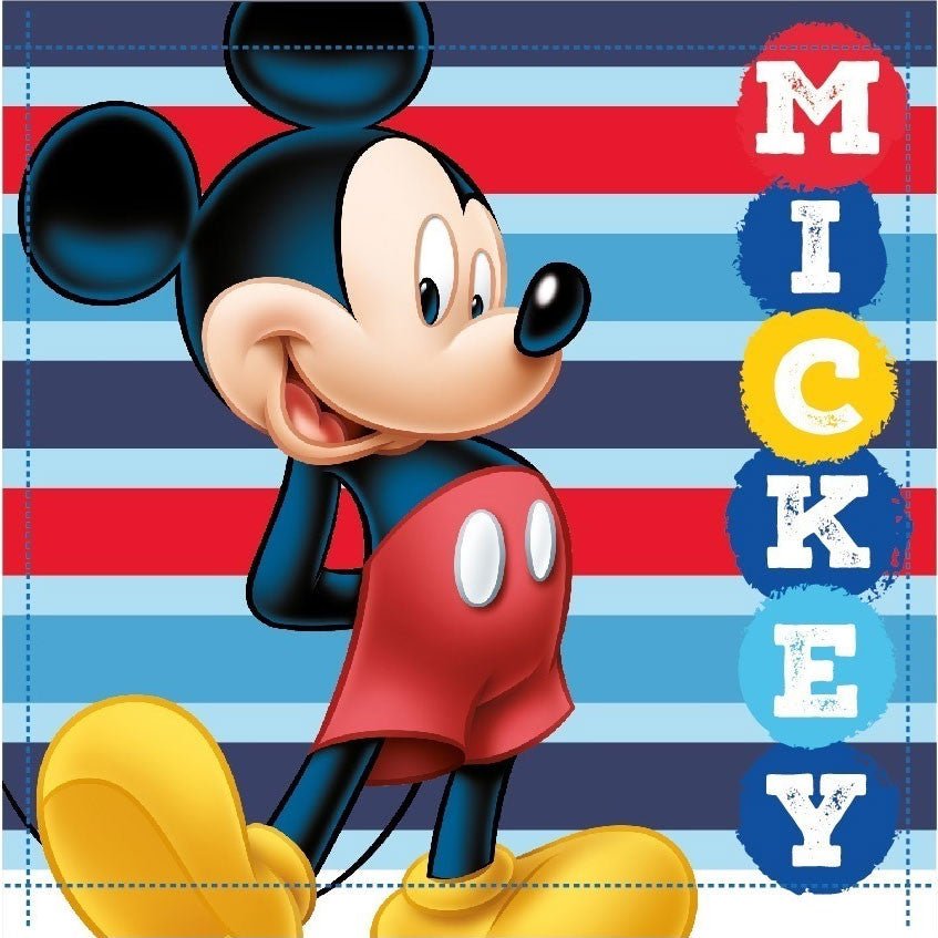 Disney Mickey Handtuchset Handtuch für Kinder aus Baumwolle – Gemischte Größen