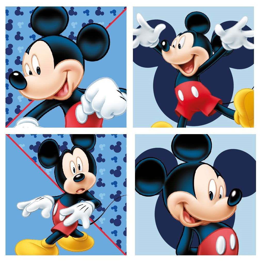 Disney Mickey Spielzeugbox Aufbewahrungsbox für Kinder – 30 × 30 × 30 cm