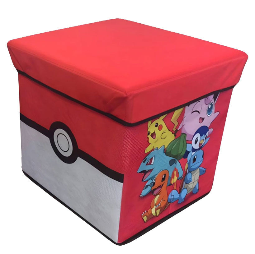 Pokémon Spielzeugaufbewahrung Spielzeugaufbewahrung für Kinder – 30 × 30 × 30 cm