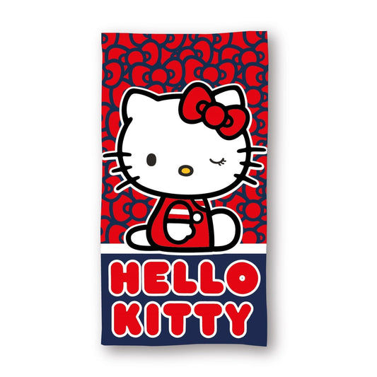 Hello Kitty Cutie Style, (Quick-drying) Polyester Kids' Bath Towel – 70 × 140 cm