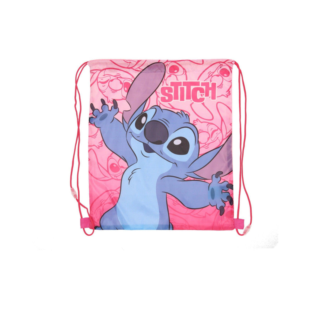 Disney Lilo und Stitch Pink Planet Turnbeutel für Kinder – 40 x 35 cm