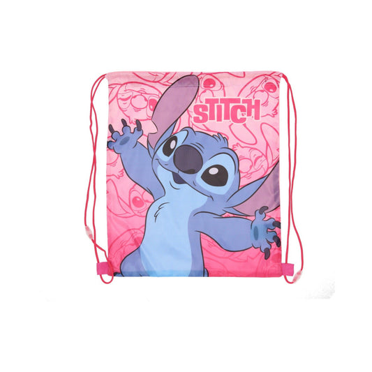 Disney Lilo and Stitch Pink Planet Children's Drawstring Bag – 40 x 35 cm