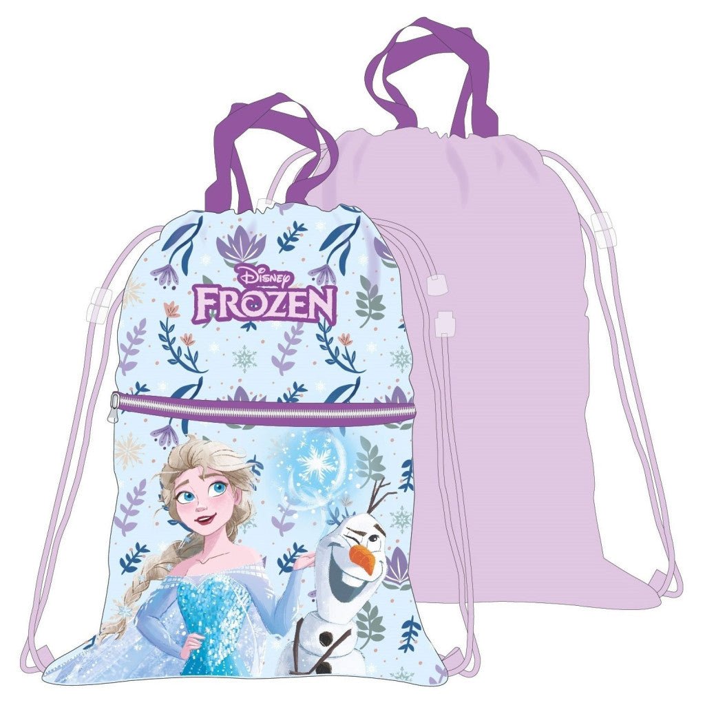 Disney Eiskönigin Sparkle Deluxe Turnbeutel für Kinder – 45 x 35 cm