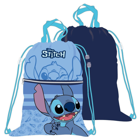 Disney Lilo and Stitch Alien Deluxe Drawstring Bag for Kids - 45 x 35 cm