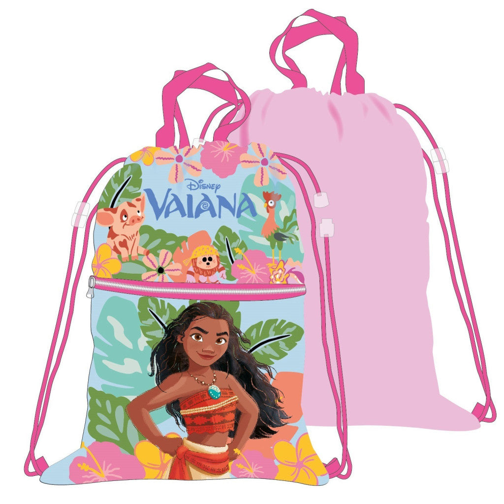 Disney Vaiana Voyage Vibes Deluxe Turnbeutel für Kinder – 45 x 35 cm