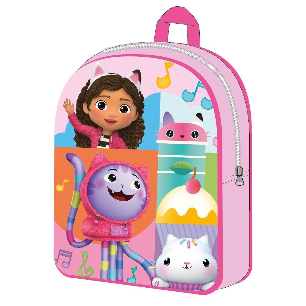 Gabby's Dollhouse Colorful World Kindergartenrucksack für Kinder – 30 x 26 x 10 cm
