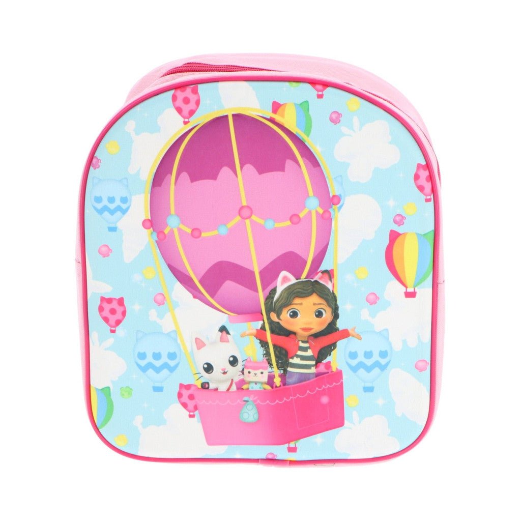 Gabby's Dollhouse Hot Air Balloon Kindergartenrucksack für Kinder – 30 x 26 x 10 cm