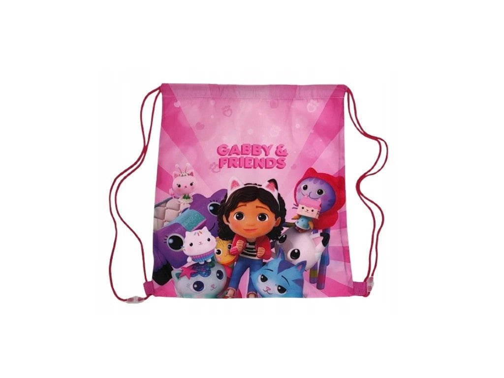 Gabby's Dollhouse Colorful World Turnbeutel für Kinder – 40 x 35 cm