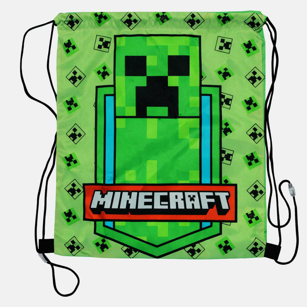 Minecraft Green Zone Turnbeutel für Kinder – 40 x 35 cm