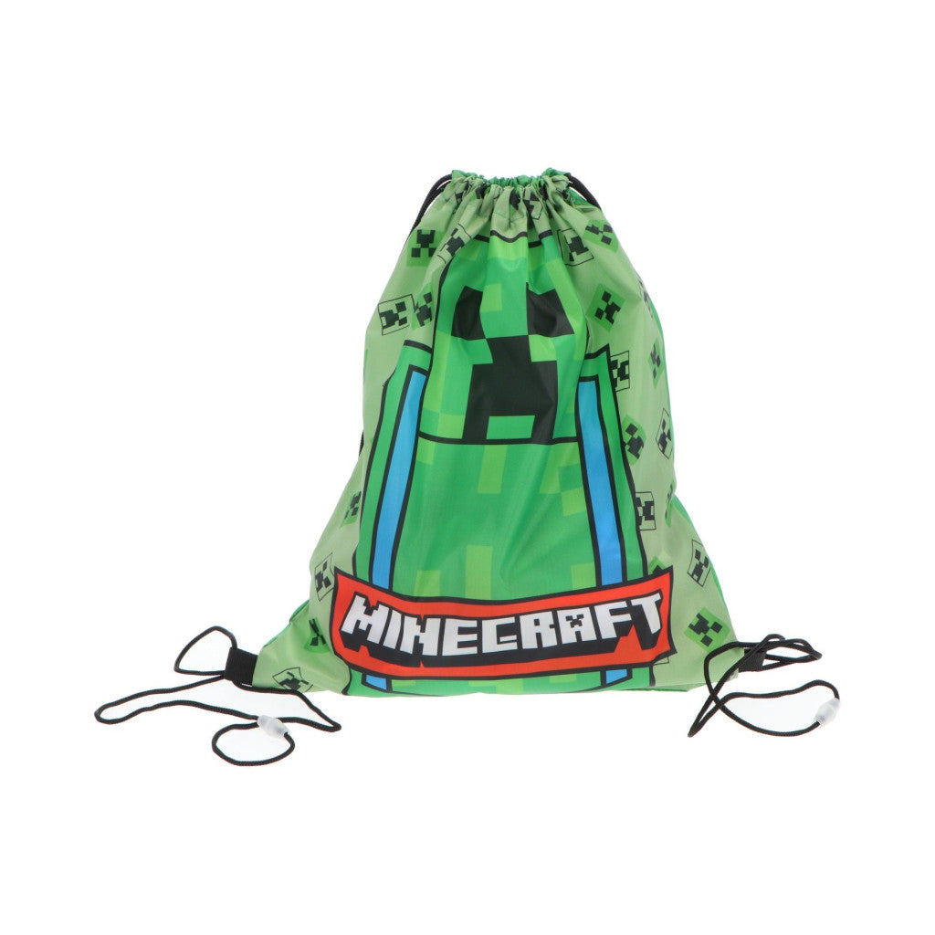 Minecraft Green Zone Turnbeutel für Kinder – 40 x 35 cm