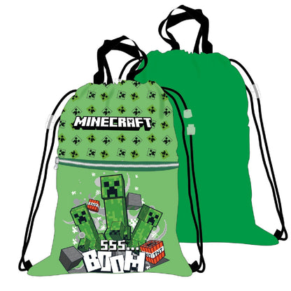 Minecraft Boom Deluxe Turnbeutel für Kinder – 45 x 35 cm