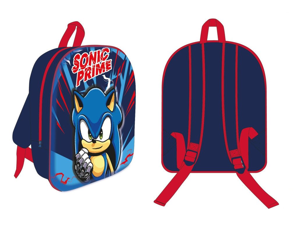 Sonic the Hedgehog Chaos Dash Kindergartenrucksack für Kinder – 30 x 26 x 10 cm