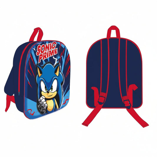 Sonic the Hedgehog Chaos Dash Kindergartenrucksack für Kinder – 30 x 26 x 10 cm