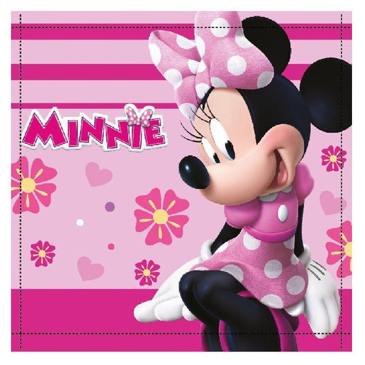 Disney Minnie Sweet Bow Gesichtstuch für Kinder aus Baumwolle – 30 × 30 cm