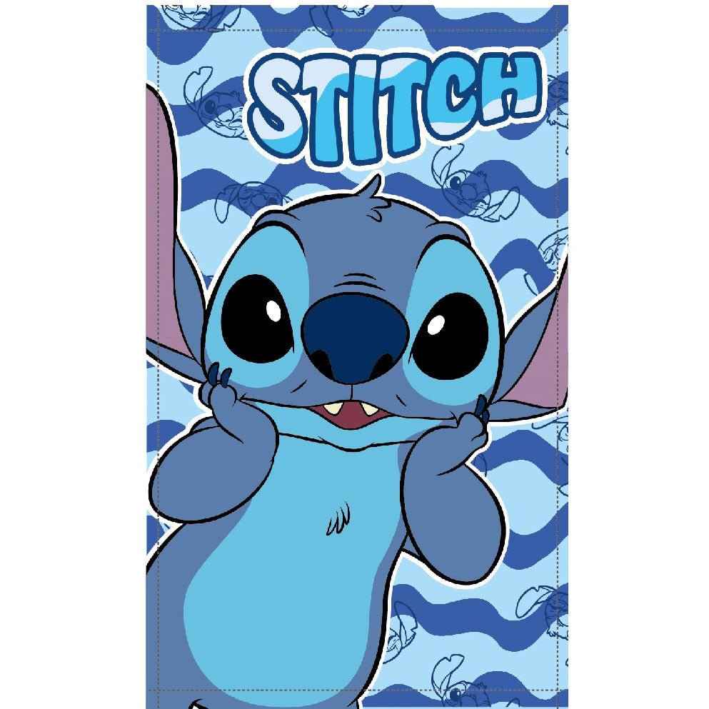 Disney Lilo und Stitch Ocean Waves Gesichtstuch für Kinder aus Baumwolle – 30 × 50 cm