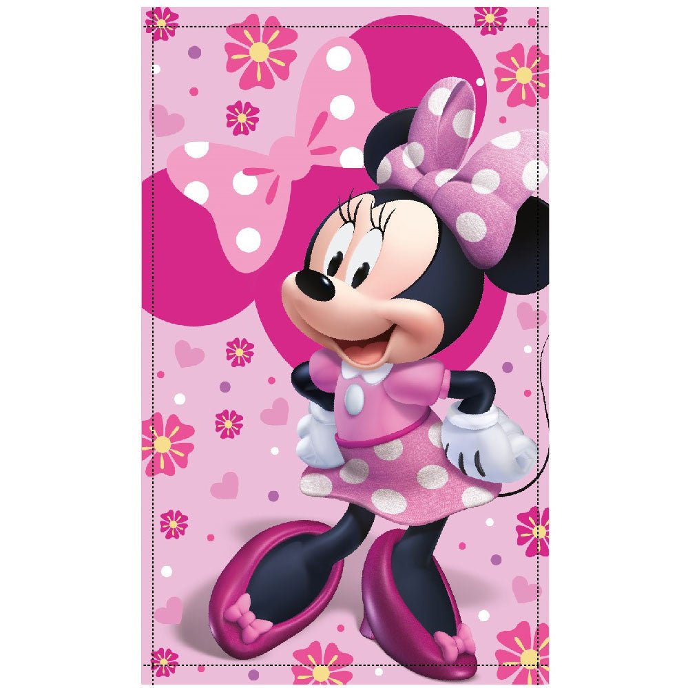 Disney Minnie Sweet Bow Gesichtstuch für Kinder aus Baumwolle – 30 × 50 cm