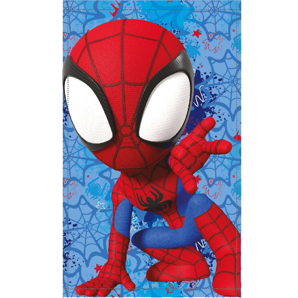 Spiderman Spidey Blue , , Tuch Gesichtstuch für Kinder aus Baumwolle – 30 × 50 cm